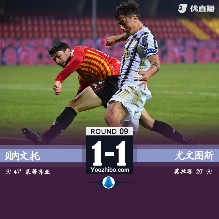 <a href=/zuqiu/zhibode/juventus/ target=_blank class=infotextkey>尤文图斯</a>1-1贝内文托